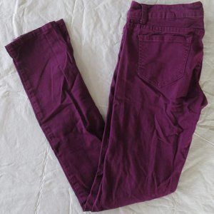 Mechanis Magenta Skinny Jeans